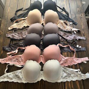 Victoria's Secret Lace Bra Lot - (6): 36D